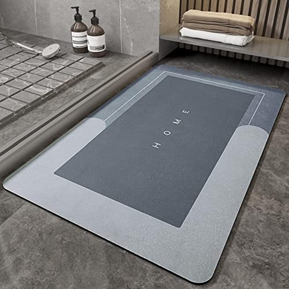Best Quality Quick-Dry Non-Slip Home Mat – Absorbent, Washable Square Floor Mat for Bathroom, Kitchen & Entryway - Random Color
