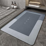 Best Quality Quick-Dry Non-Slip Home Mat – Absorbent, Washable Square Floor Mat for Bathroom, Kitchen & Entryway - Random Color