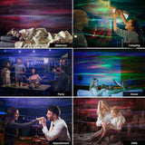 A7 LED Starry Projection Light with Remote Control | USB Galaxy Night Lamp