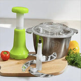 FALARI Multi-function Hand-pushing Vegetable Grater/Chopper - 2L