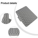 Sink Mat Black Durable Non Slip Design Protects Sink Surface Prevents Scratches And Keeps Kitchen Clean Size 26x32cm