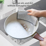(Pack Of 10) Dish washing Cleaning cloth | Wire Dish washing Rugs for Kitchen Dishes