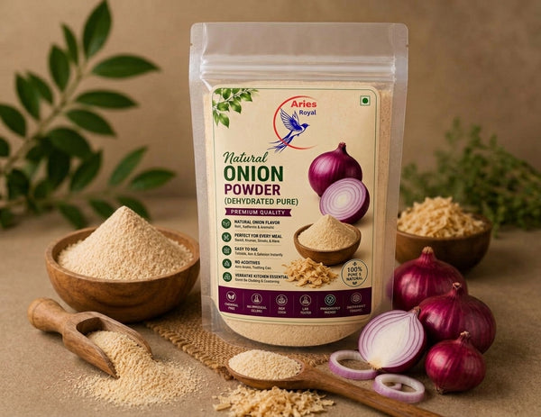Onion Powder Pure Dehydrated | Instant Taste & Aroma for Everyday Dishes - 100 Gram