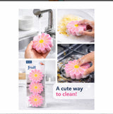 Zidello Soft Non-Scratch Cleaning Sponges & Scourers for Kitchen Washing (Random Design)