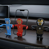 Car Phone Holder – Adjustable Grill Mount for All Mobiles Random Color