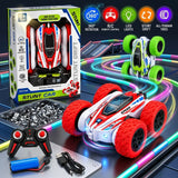 Ultimate 360° Rotating All-Terrain RC Stunt Car with 2.4GHz Control & Rechargeable Battery – Double-Sided High-Speed Action! - Random Color