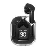 Air31 Earbuds Wireless | Crystal Transparent Bluetooth 5.3 | LED Display | Heavy Bass Stereo Sound