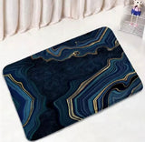 Modern Abstract Marble Design Bathroom Floor Mat (Mix Design Size 39cm x 59cm)