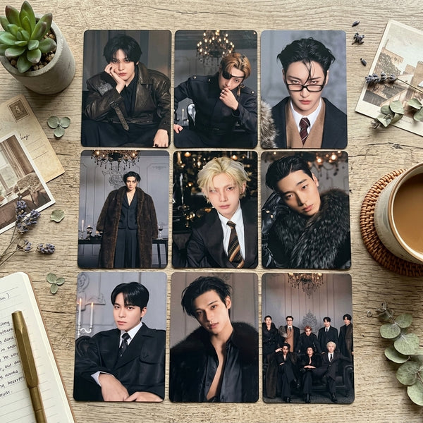 Set of 9 ATEEZ 'Golden Hour' Photocards