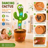 Dancing Talking Cactus Toy – Rechargeable Interactive Musical Plush (With BOX)
