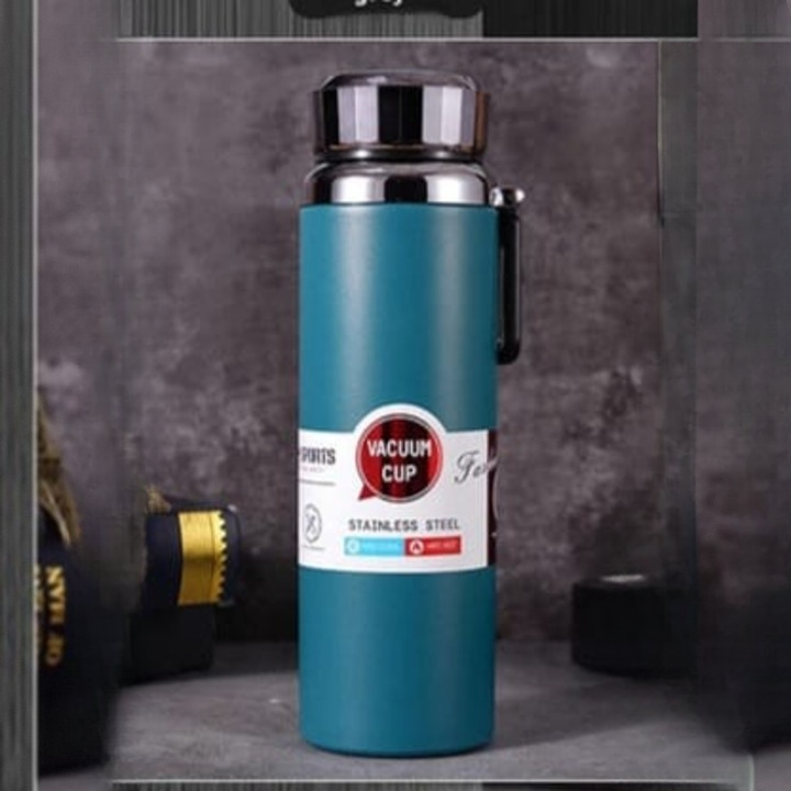 Elegant 800ml/1000ml Thermal Stainless Steel Bottle – Vacuum Insulated Leakproof Water Bottle | Random Color - 1000ml