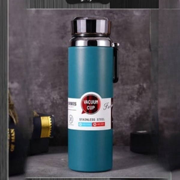 Elegant 800ml/1000ml Thermal Stainless Steel Bottle – Vacuum Insulated Leakproof Water Bottle | Random Color - 1000ml
