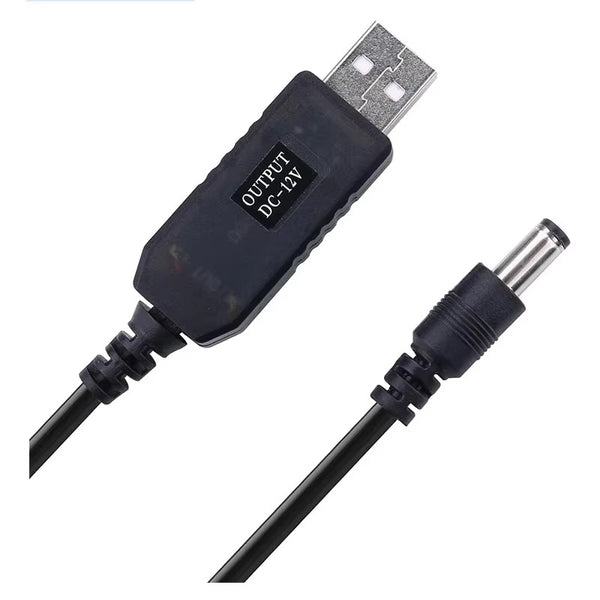 USB to DC 5V/9V/12V Power Boost Cable for Router/Modem
