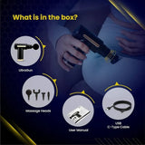 Portable Electric Fascia Gun – Handheld Body Massager
