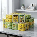 Metal Storage Container – Kids Coin Box & Secure Savings Bank Tin (Smile or Ben 10)
