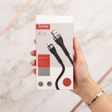 Bester B-12 Lightning USB Data Cable | 5A Fast Charging & High-Speed Data Transfer Cable for iPhone & Apple Devices (1.0M)