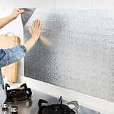 Silver Foil | Marble Sheet Sticker 40x200cm | Waterproof Self-Adhesive PVC Wallpaper for Furniture Walls