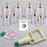 Premium 10-Piece Hijama Cupping Therapy Kit – Professional Vacuum Suction Cups Set for Wet & Dry Cupping, Body Massage & Home Therapy