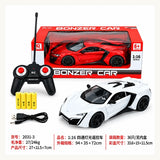 Bonzer 1:16 Remote Control Sports Car – Rechargeable RC Supercar with Lights