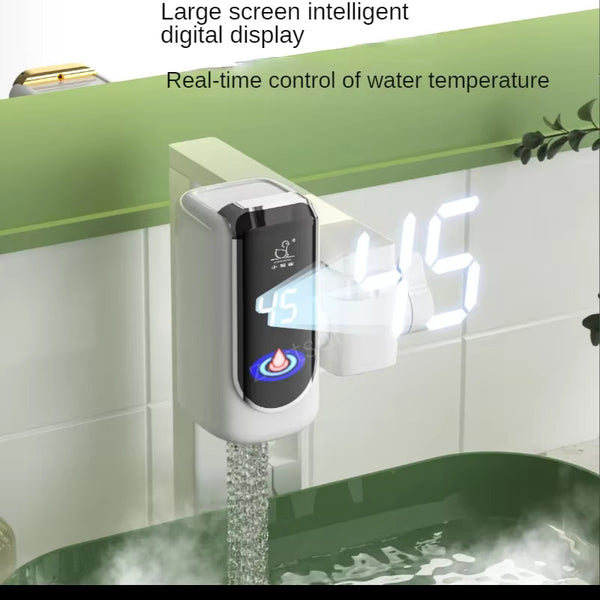 3000W Electric Water Heater Tap Instant Hot Water Faucet Heater Cold Heating Faucet Tankless Instantaneous Water Heater (Random Color)