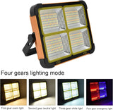 Portable 300W Solar Powered LED Work Light IP66 Waterproof