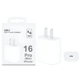 35W USB-C to USB-C PD 3-Pin Power Adapter for iPhone, Fast Charging Wall Charger for Compatible Devices