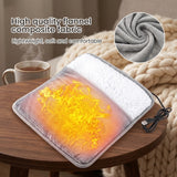 Electric Foot Heating Pad USB Charging Soft Plush Washable Foot Warmer Heater