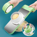 Multifunctional Vegetable Cutter Grater For Vegetables Slicers - Shredders Peeler Carrot Fruit Vegetable Cutting Kitchen Tool - 05 Blades Vegetable Cutter ( Random Colors)