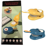 2-in-1 Dumpling & Samosa Maker | Mini Manual Tortilla & Dough Press | Random Colors