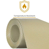 Anti-Slip Fridge & Shelf Mat | Waterproof Washable Liner for Kitchen Drawers Cabinets | Beige