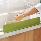 Large Size Silicone Sink Splash Guard Set |  Non-Slip Water Barrier with Strong Suction Cups for Kitchen & Bathroom Use