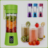 Portable Mini 6 Blade Juicer Blender | Outdoor Juicing Cup (380Ml) - Kitchen Product Designed For Juice Preparation And Daily Beverage Routine Rechargeable [Random Color]