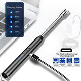 360° Outdoor Kitchen Lighter – USB Rechargeable Portable Electronic Arc Lighter with Flexible Neck, Safety Lock, Windproof & Eco-Friendly Design for Candles & Gas Stoves