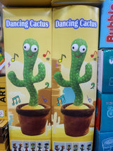 Dancing Talking Cactus Toy – Rechargeable Interactive Musical Plush (With BOX)