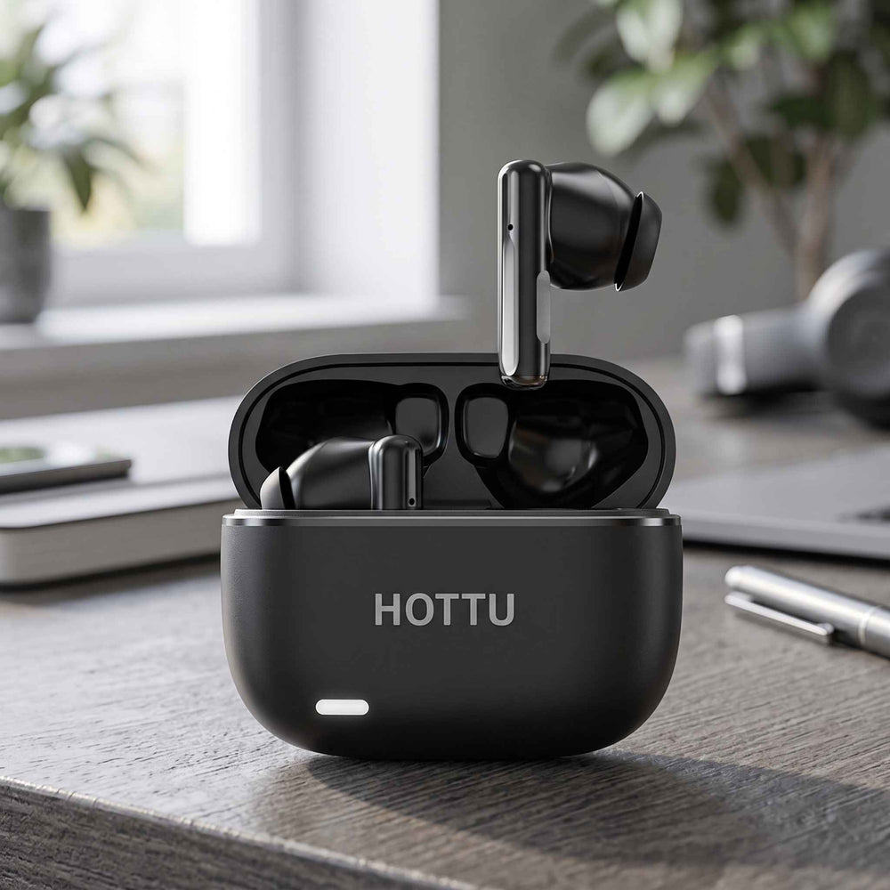 HOTTU TS04 True Wireless Earbuds – Bluetooth 5.1, 20H Playtime & Hi-Fi Stereo Sound