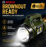 Solar Searchlight flashlight rechargeable heavyduty original flashlight waterproof Search light long range Handheld Flashlight Spotlight Portable Lantern cob light led flashlight heavy duty torch light powerful japan original emergency light torchlig