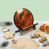 Wooden Rolling Pin and Board Set (Chakla Belan)
