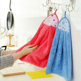 Cotton hanging kitchen towels (Size: 13" x 26") | Random Color