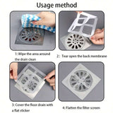 Pack of 10 - Multifunctional Sticker Drainer Net for bathroom, kitchen etc | Window Screen Repair Patches|