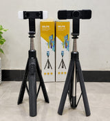 4 In 1 Selfie Stick Tripod With Bluetooth Remote Connection Mobile Holder