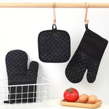 Hot mitt Gloves From heat While Cooking Baking Grilling and Handling hot Cookware (Random Color)