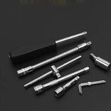 46 Pcs Socket Wrench Tool Set with Storage Case Perfect for Mechanical, Automotive, And DIY Home Repair Tasks