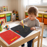 Magnetic Drawing Board for Kids – Reusable Doodle & Writing Pad with Magnetic Pen