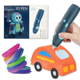 3 D Printing Pen For Kids Creative Education Art And Crafts Safe Filament Three D Pen Drawing Printer