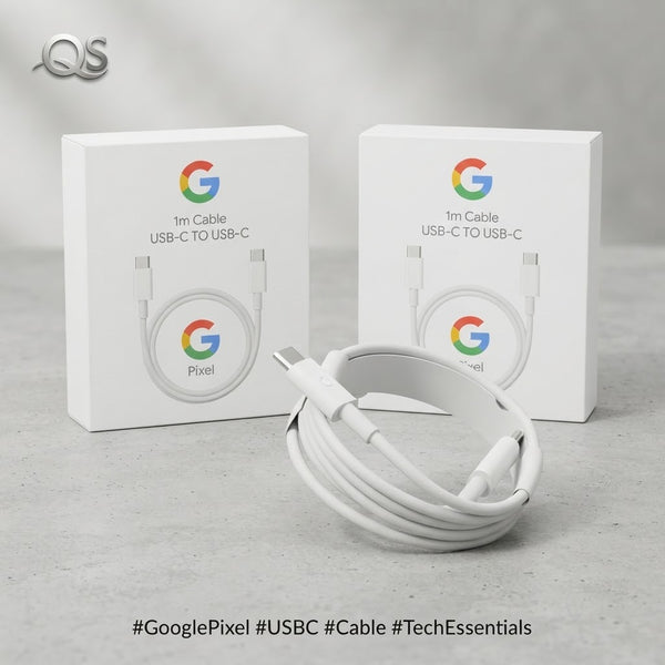 Google 30W USB-C to USB-C Cable – Fast Charging & Data Sync Cord