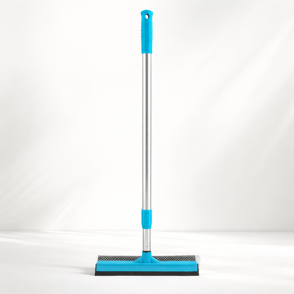 Royal 2-in-1 Window Squeegee with Aluminium Rod Handle – Glass Cleaning Wiper