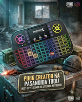Mini Wireless Mobile PUBG Keyboard + bluetooth Touchpad 7 Color Backlit Light 2.4ghz Rechargeable with Nokia Bettery