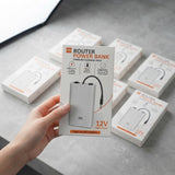 Router Power Bank 12V Premium Quality Uninterrupted Mini UPS for Wi-Fi Modems & Routers Capacity (Advertised): 20000mAh