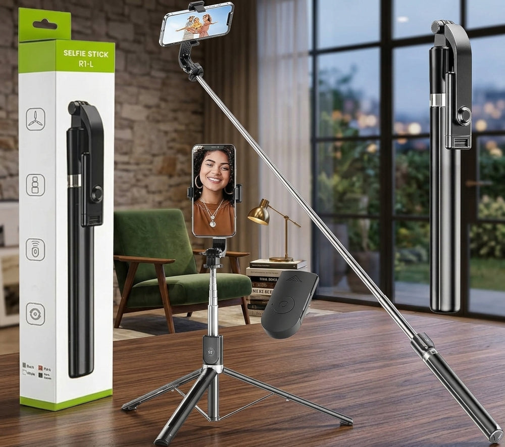R1-L Premium Selfie Stick Adjustable Model