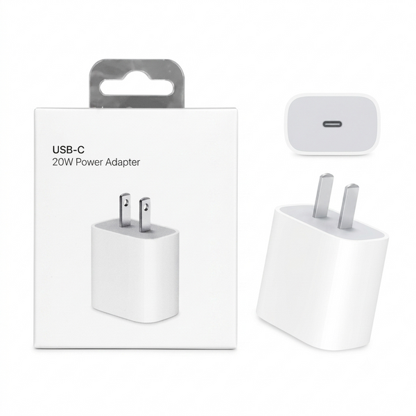 20W USB-C 2-Pin Fast Power Adapter - Best Quality